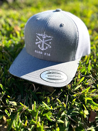 Silver/White Embroidered Hat