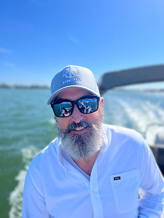 Silver/White Embroidered Hat