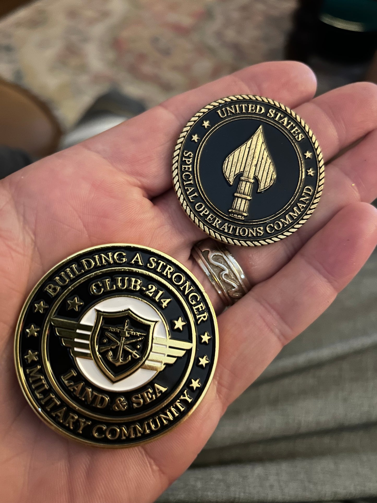 Official Club-214 Challenge Coin