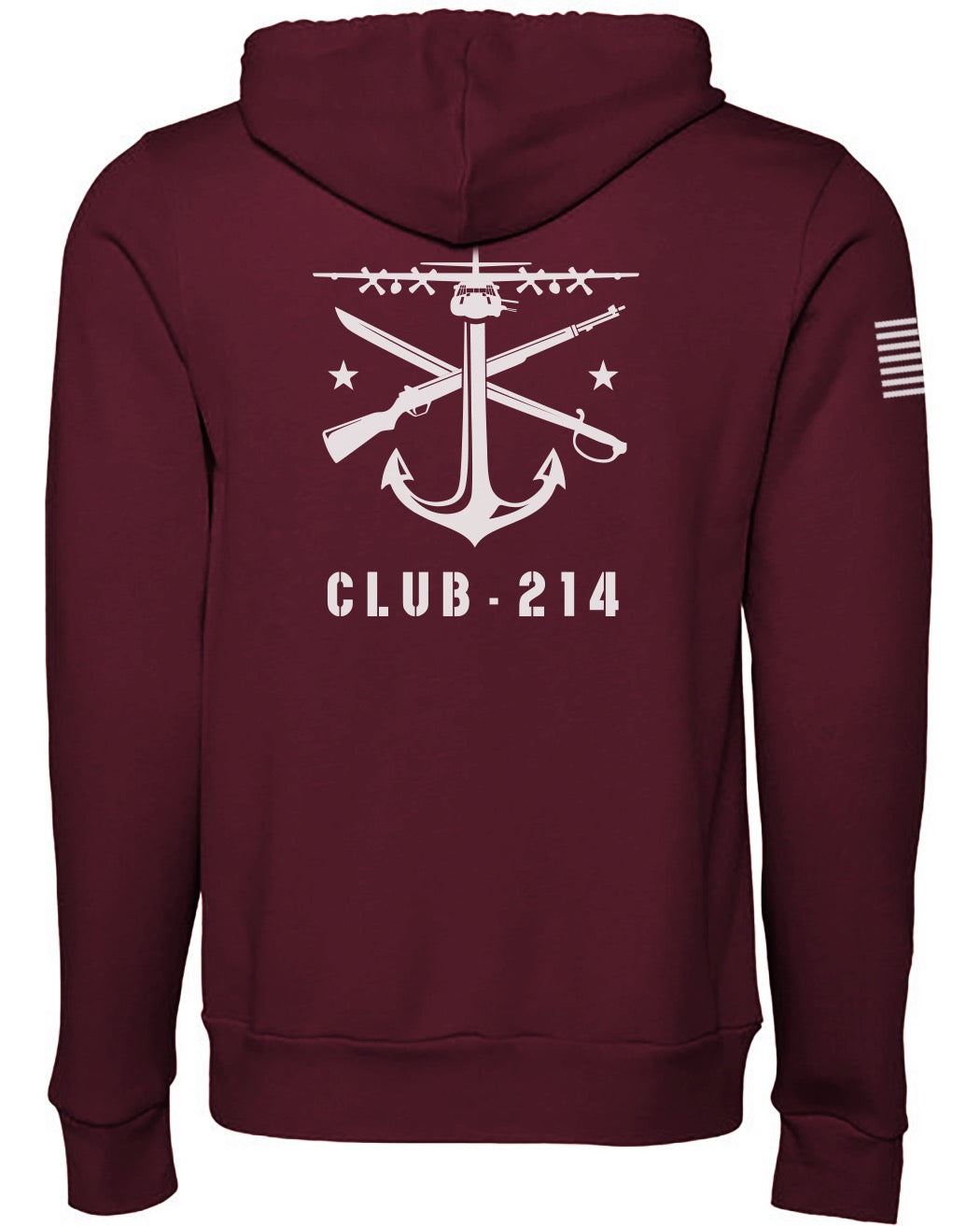 Classic Logo Hoodie Maroon